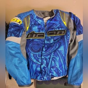 Mens motorcycle jacket
Size medium 
Icon textile